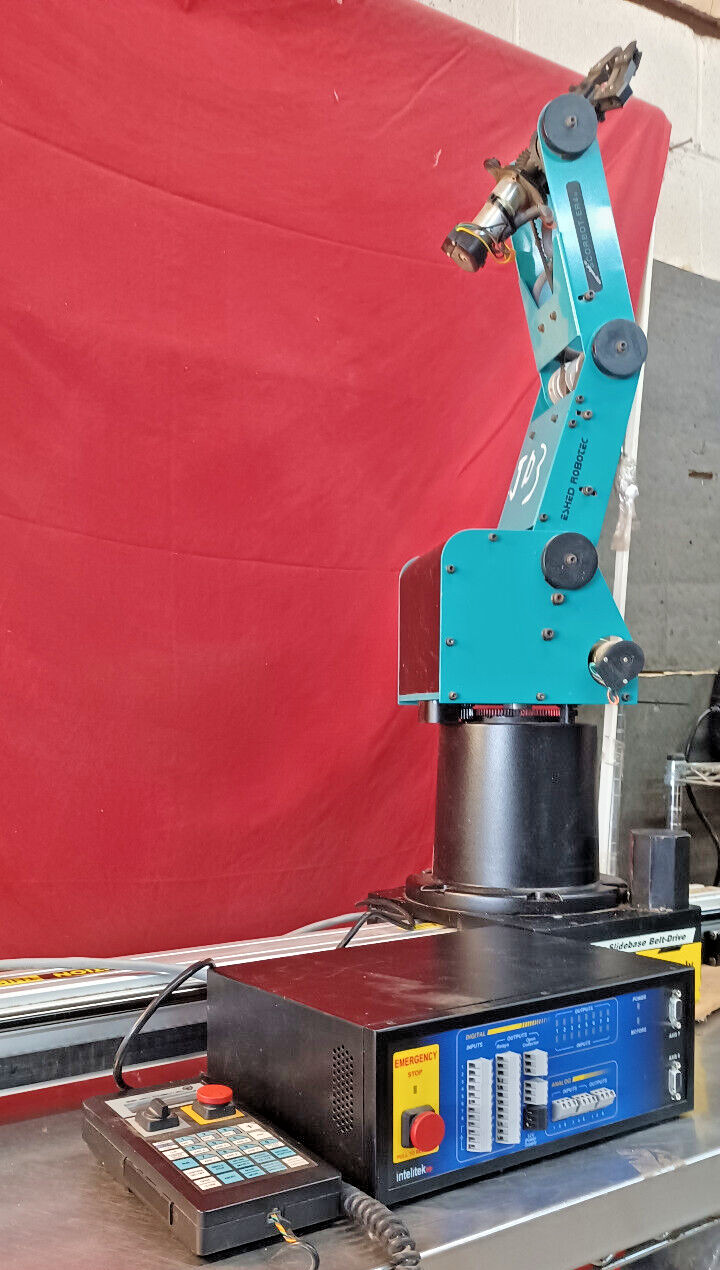 Eshed Robotec, Upgraded to SCORBOT-ER4u Robotic Arm w/ Control Box and Handheld