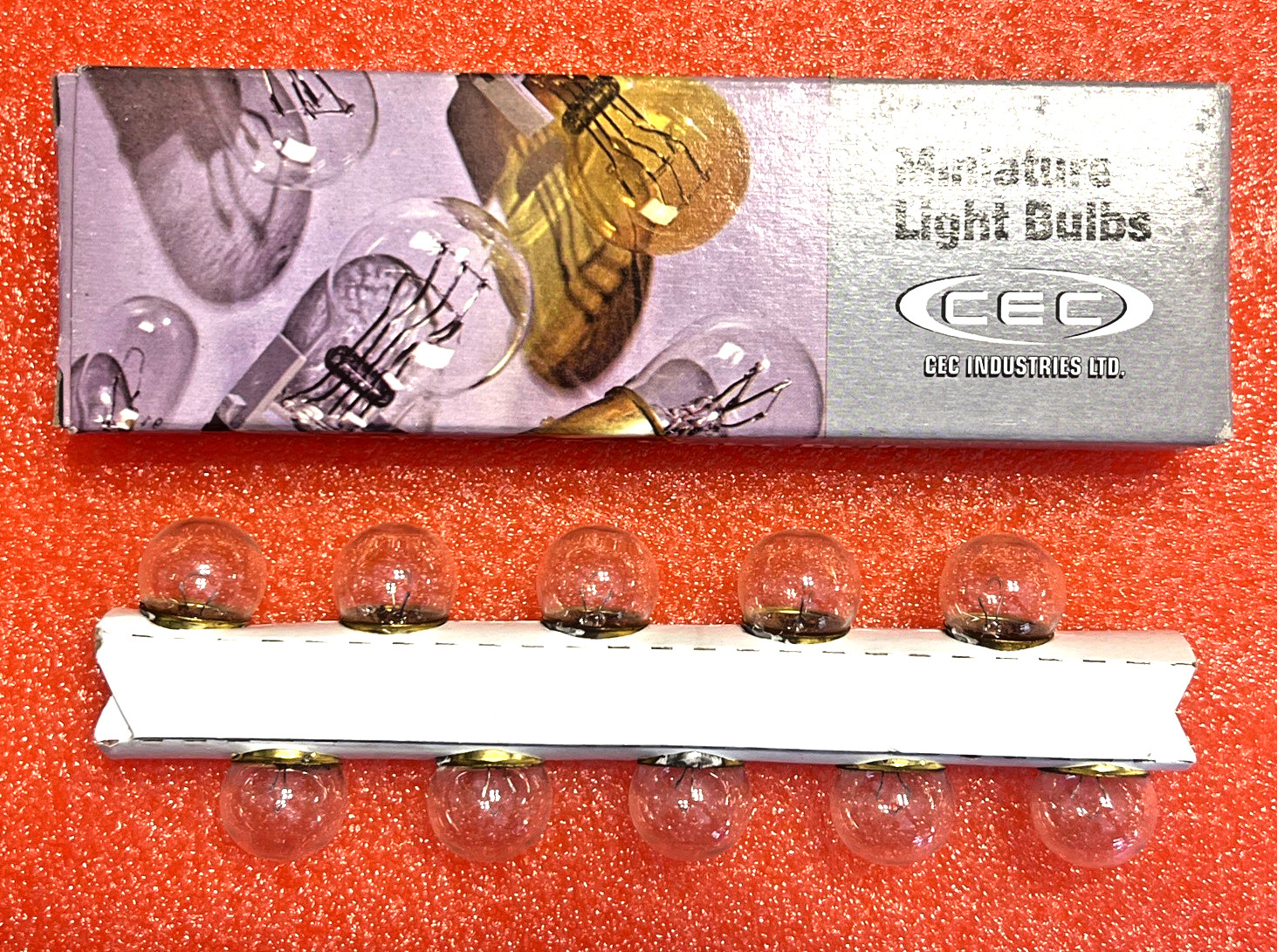 CEC Light Bulb Lamp - Type #89 - Box of 10 for pinball machines & more *NEW*