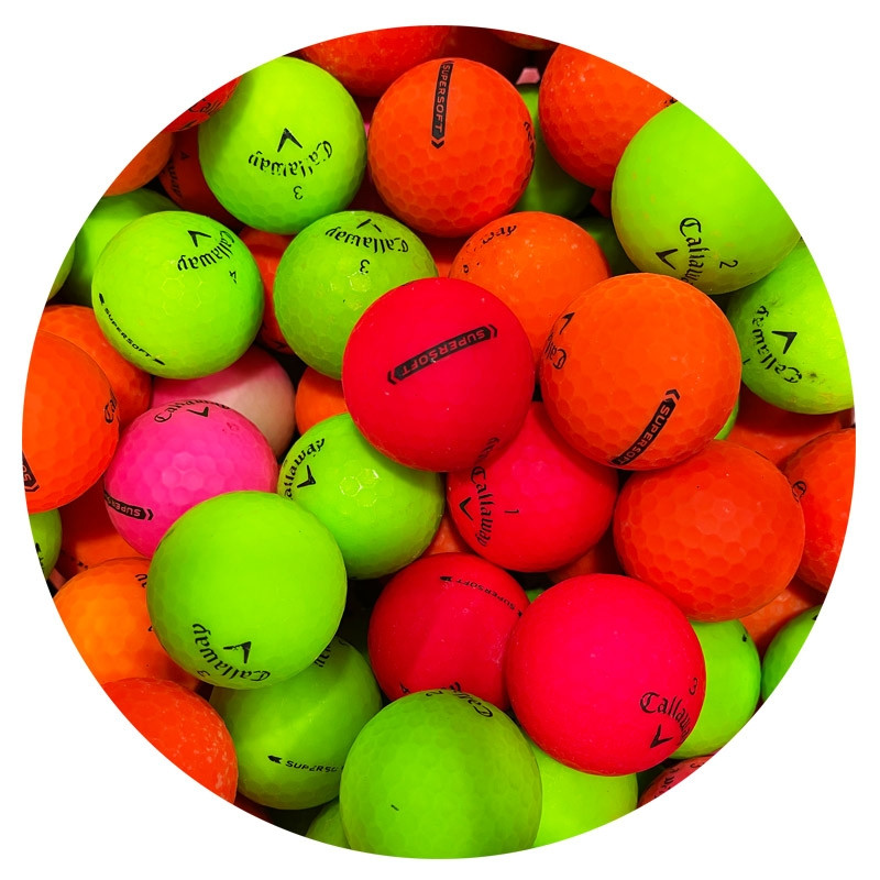 Callaway Supersoft Matte Mix Golf Balls, Near Mint, 72 Count, **FREE SHIPPING**