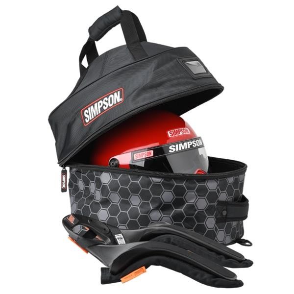 Simpson Safety Helmet Bag and FHR Combo Zipper Closure Polyester 23405