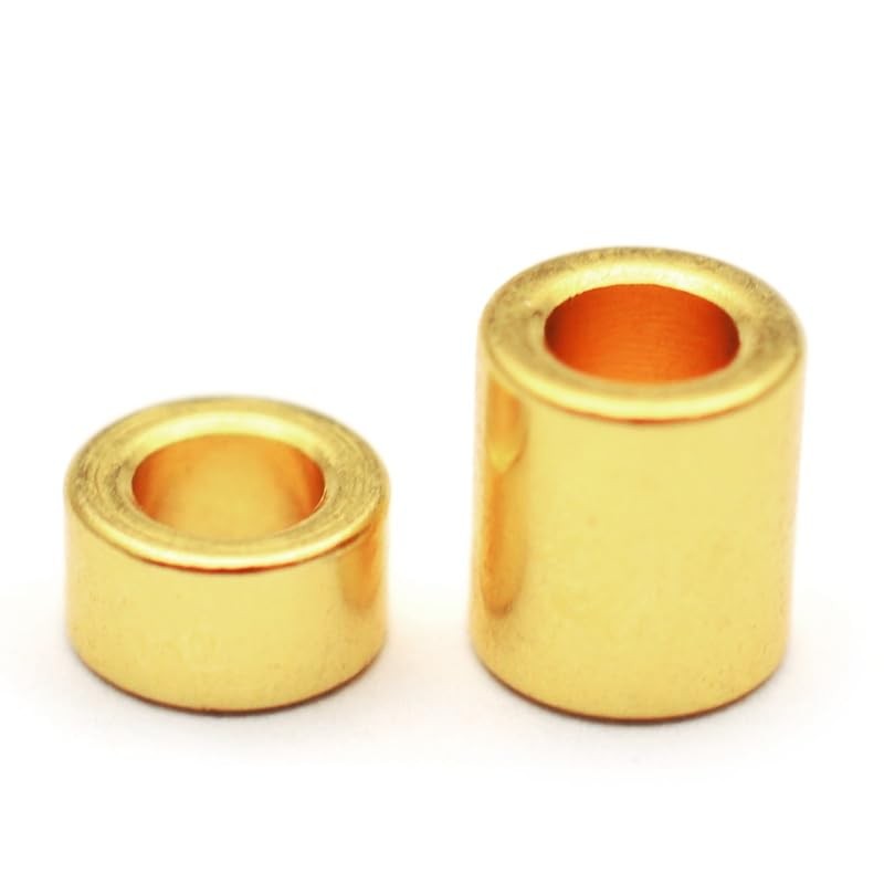 Guitar Roller String Retainers,String Guide,2-Piece Set Chrome Golden