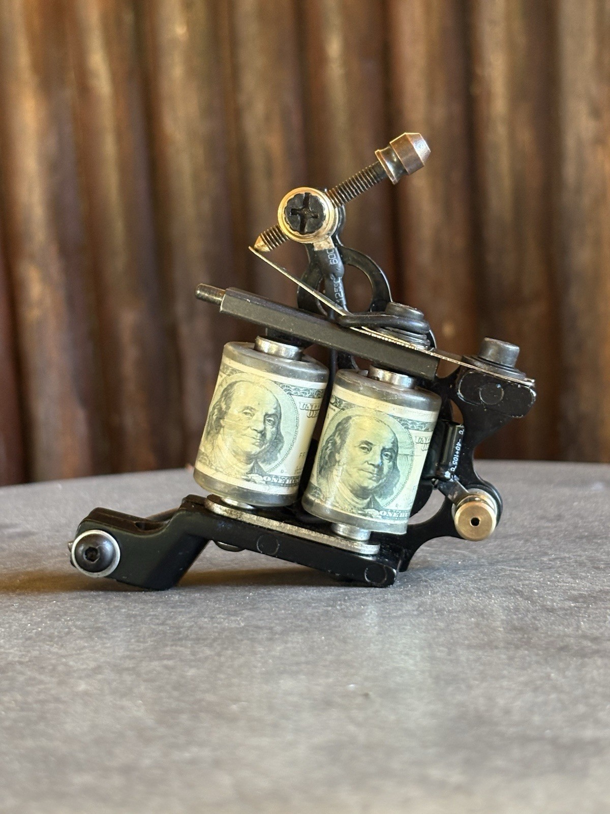 Black Brass Knuckle Style coil Tattoo machine