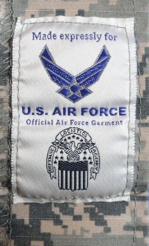 USAF U.S. AIR FORCE ABU TIGER STRIPE CAMO MATERNITY UTILITY UNIFORM JACKET MS