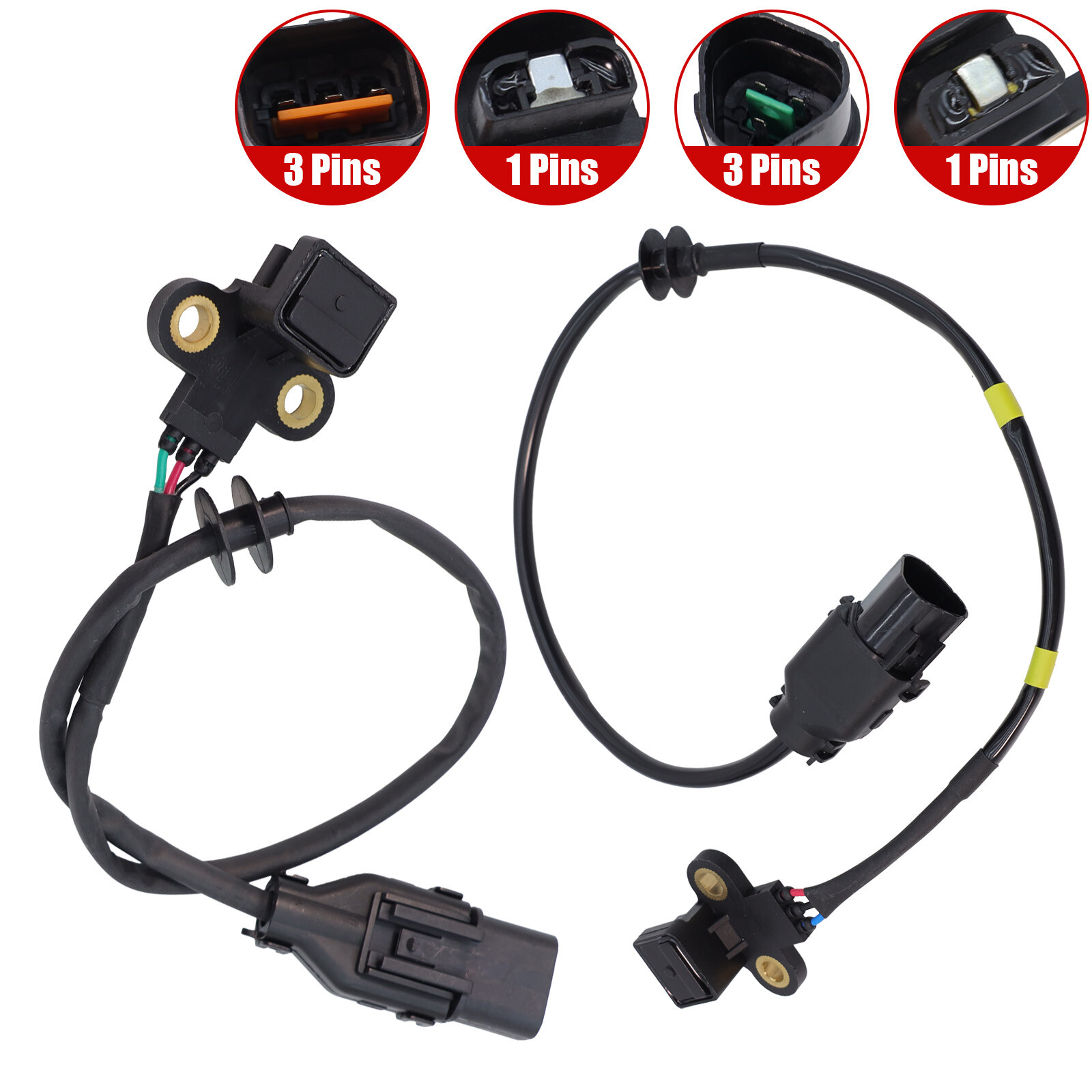 2x Camshaft & Crankshaft Position Sensor For 03-06 Kia Sorento LX EX 3931039800