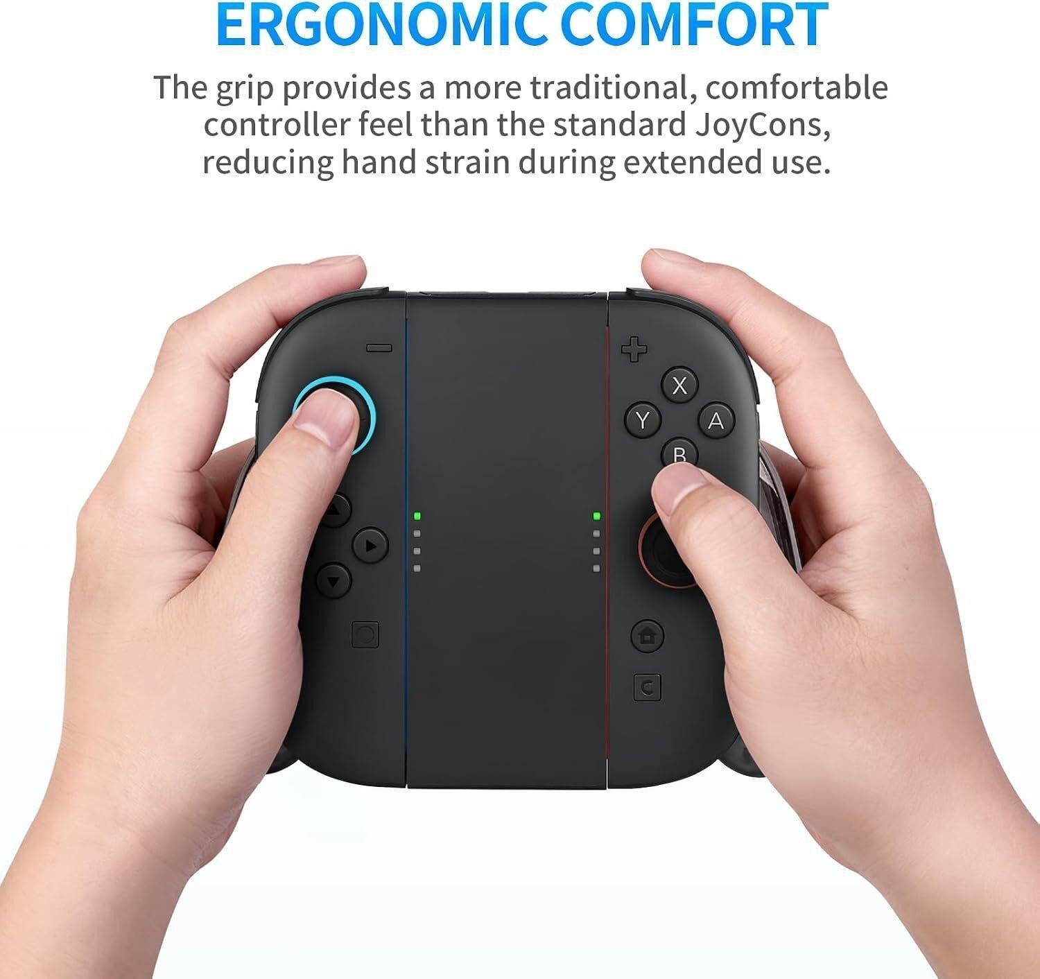 Switch Joycon 2 Charging Grip - Super Magnetic Fast Charger Accessories