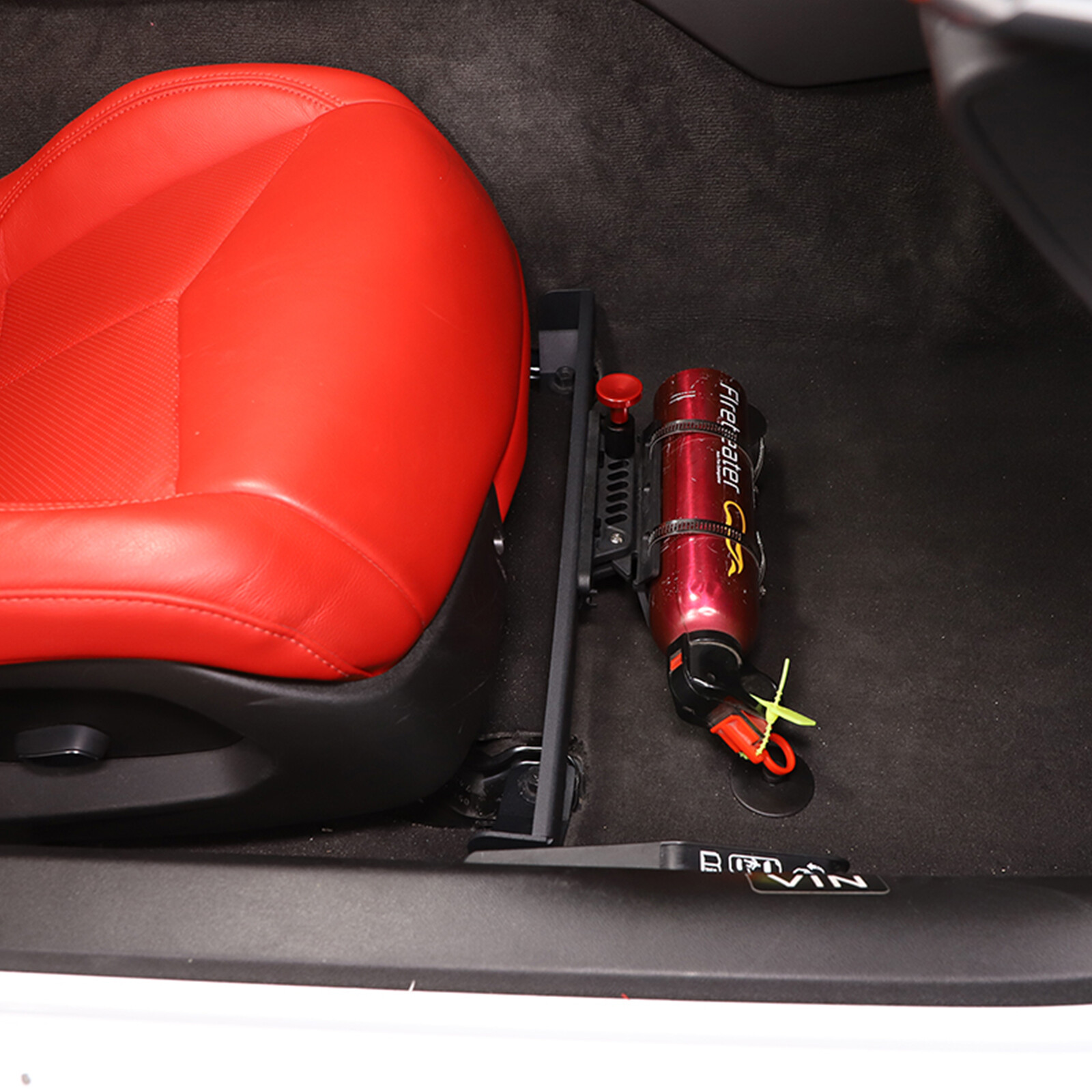 Car Fire Extinguisher & Copilot Seat Multi Mount Bracket For Corvette C8 2020-25