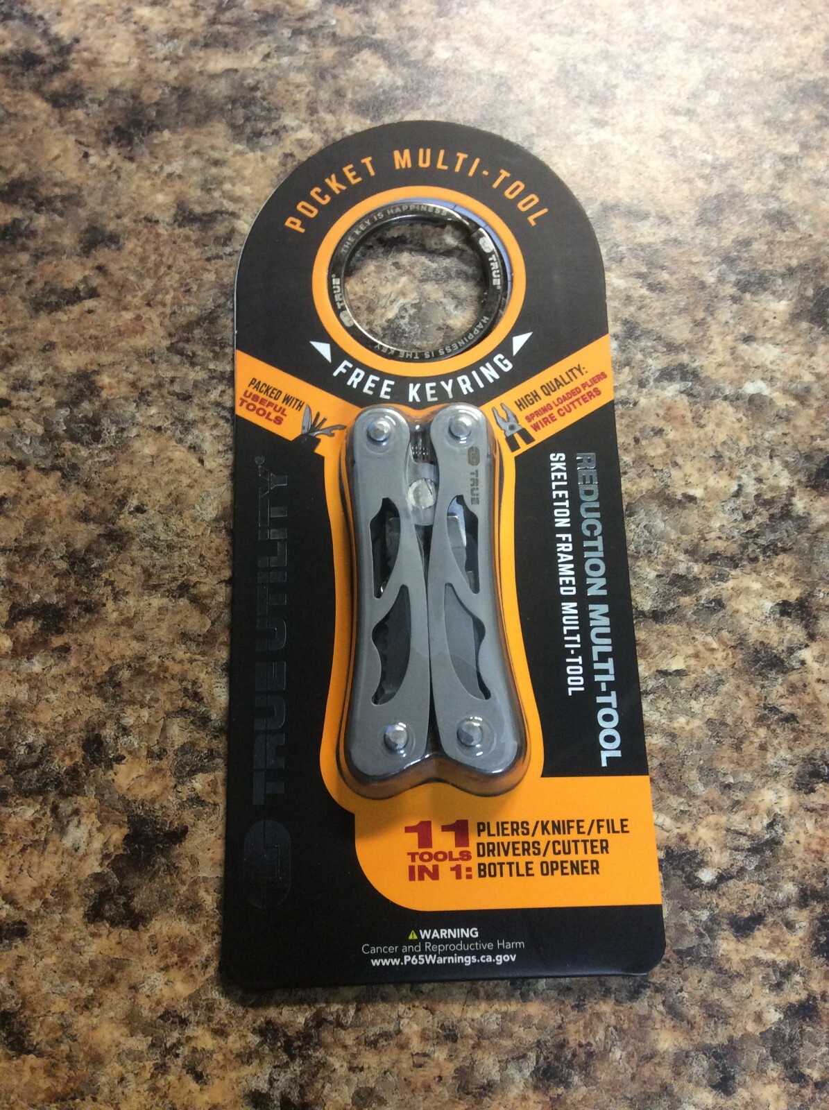 True Utility Reduction Multi-Tool 11 in 1 Pocket Tool Stainless Steel