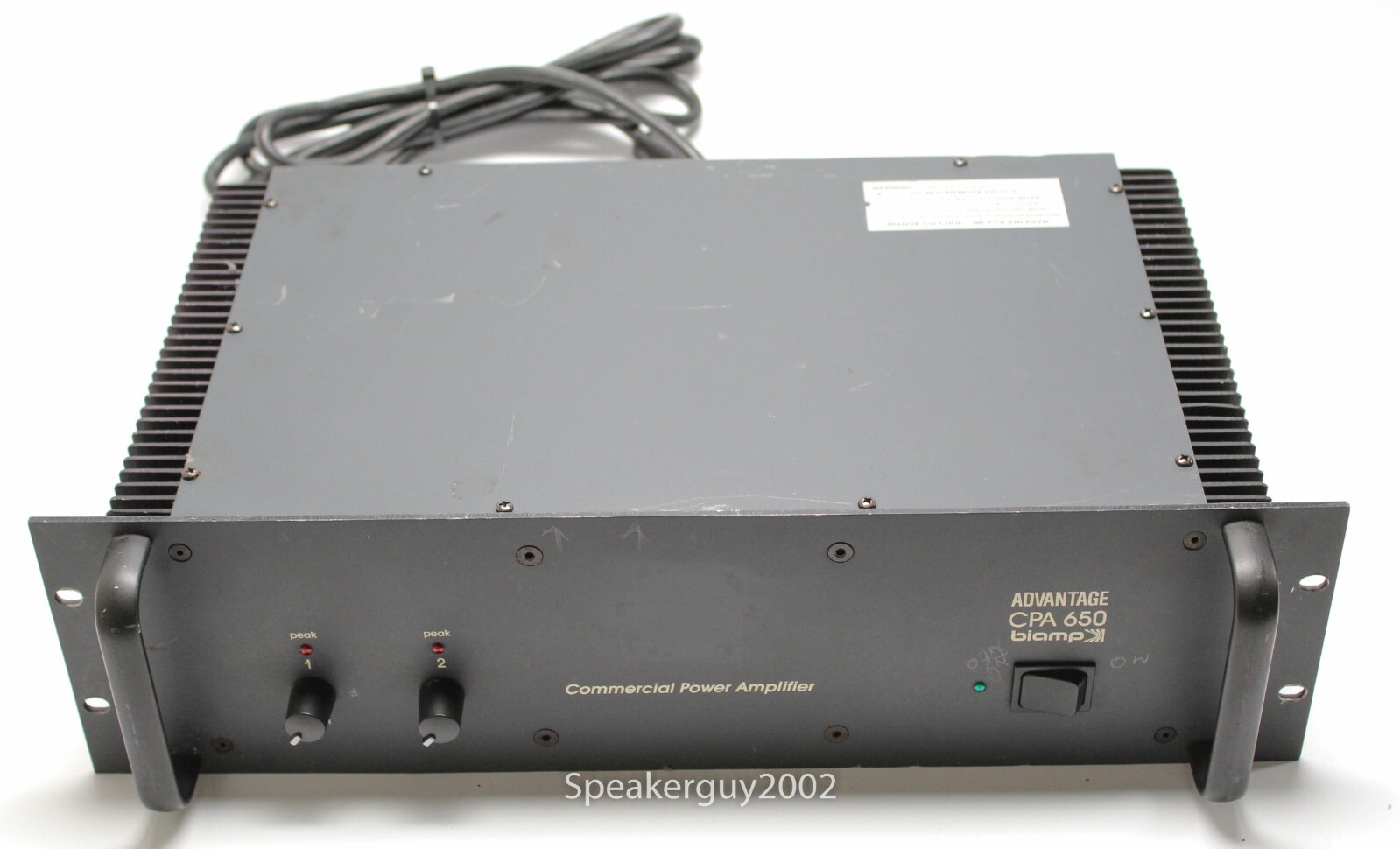 BIAMP CPA650 / 2-Channel Power Amplifier / 140483