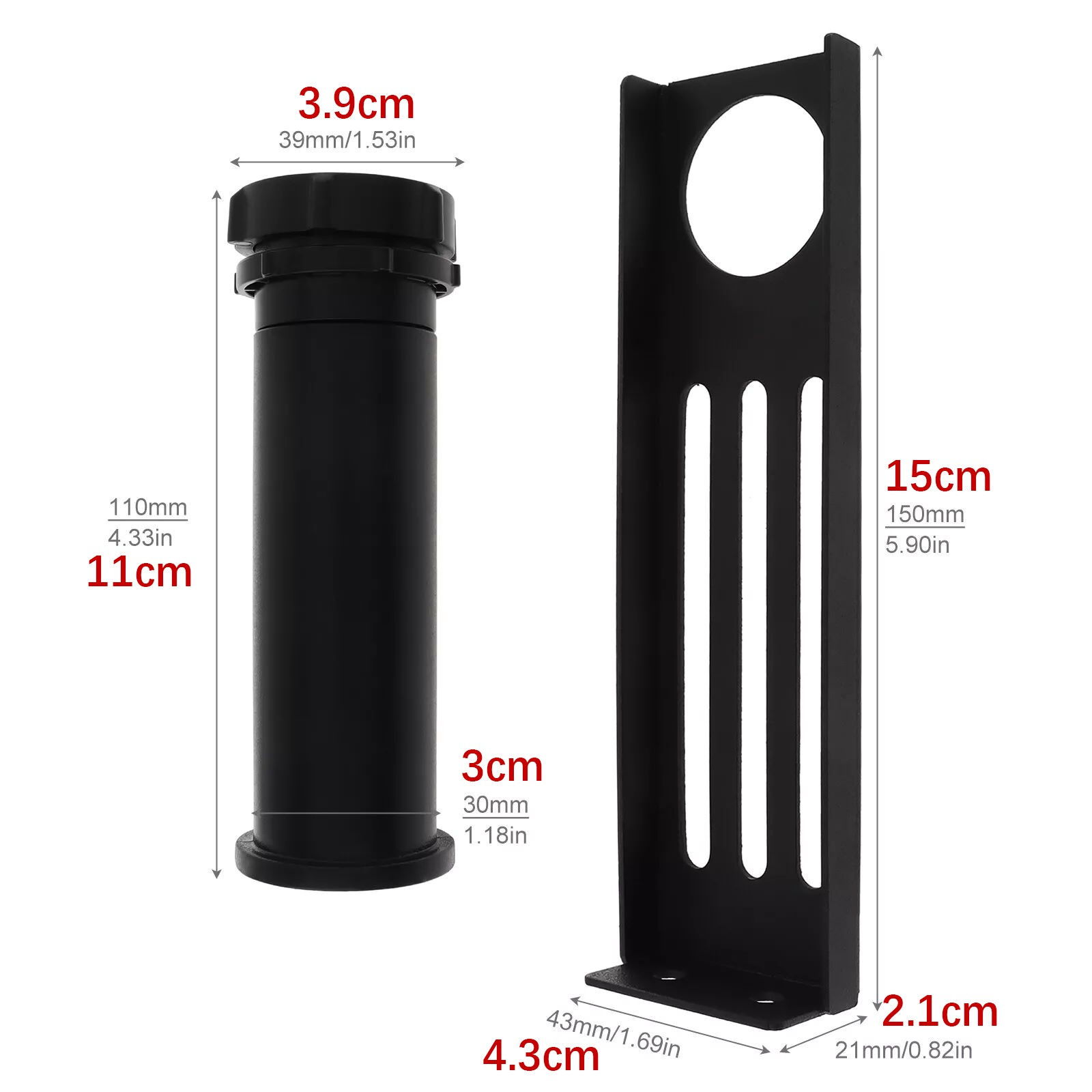 Black Rotatable 3D Printer Filament Holder Rack Bracket For Ender-3 series