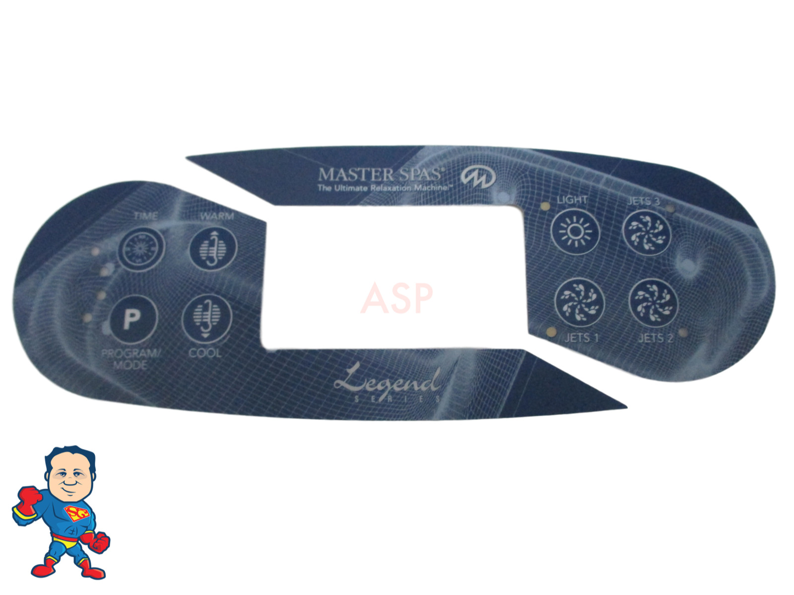 Overlay Master Spa Legend Series 2005-2012 (2) Piece (8) Button MP700