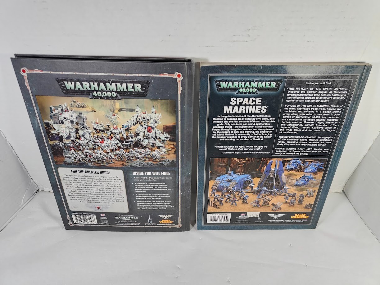 Warhammer 40,000 Book Bundle Codex: Space Marines Codex: T’au Empire