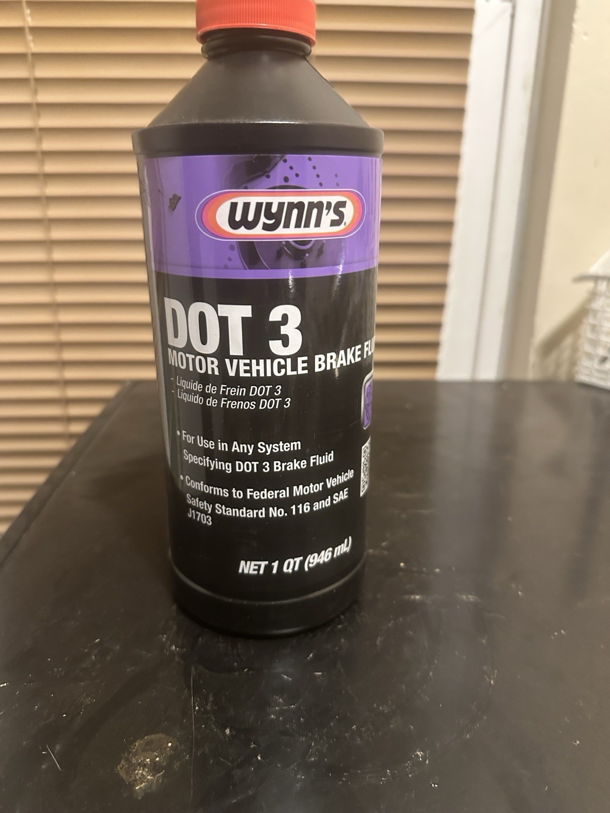 Wynns Brake Fluid Dot 3  1QT (946ml)