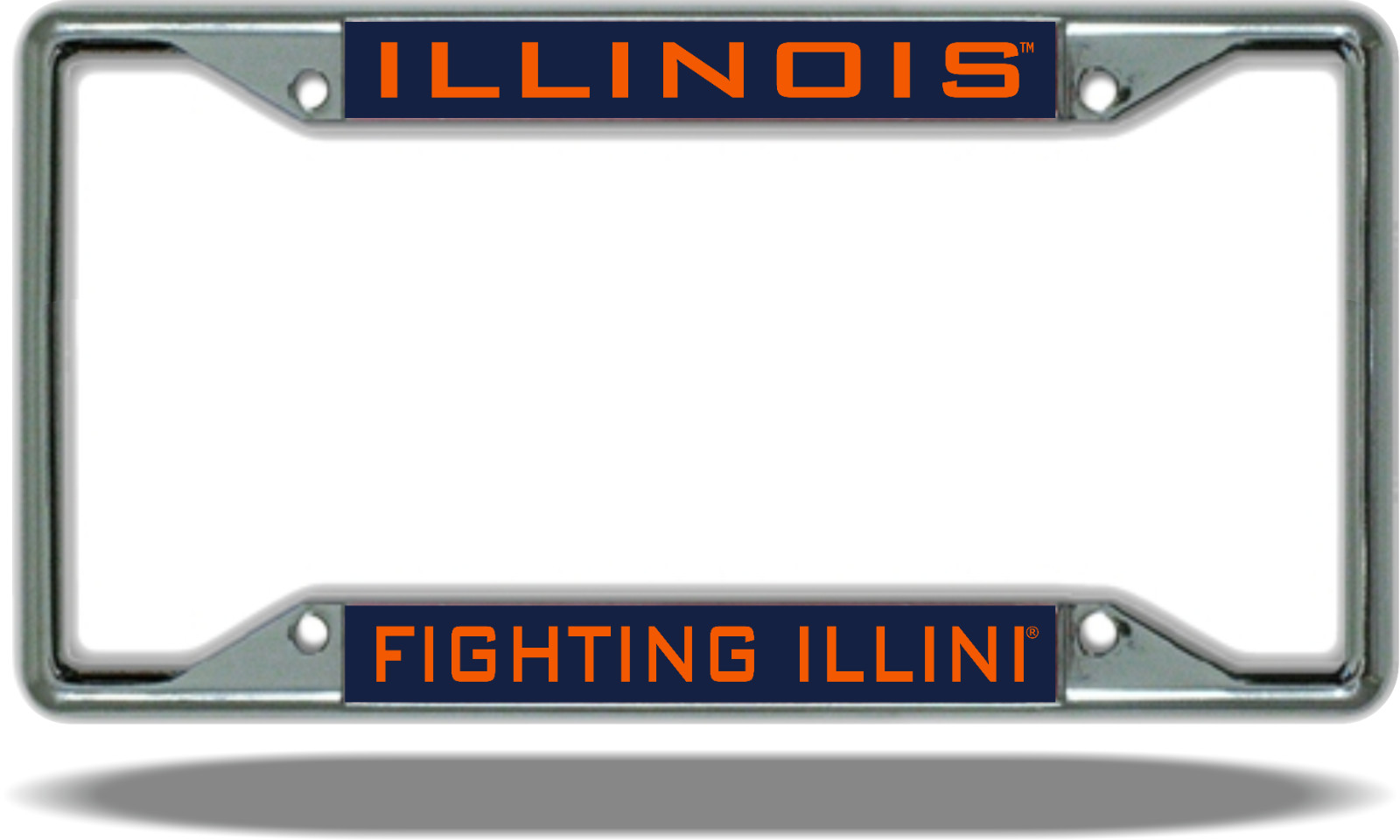 Illinois FIGHTING ILLINI License Plate Frame