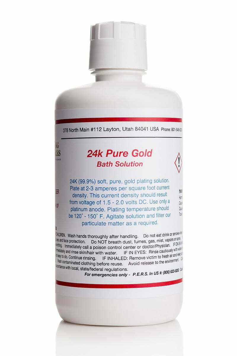 24K Pure Gold Solution - Immersion Plating