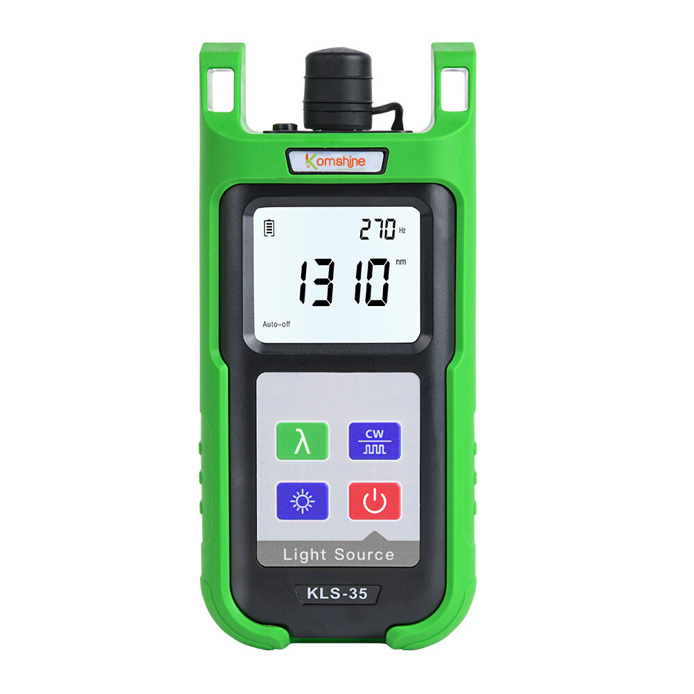 Komshine FTTH Fiber Cable Tester Optic Power Meter KPM-35 & KLS-35 Light source