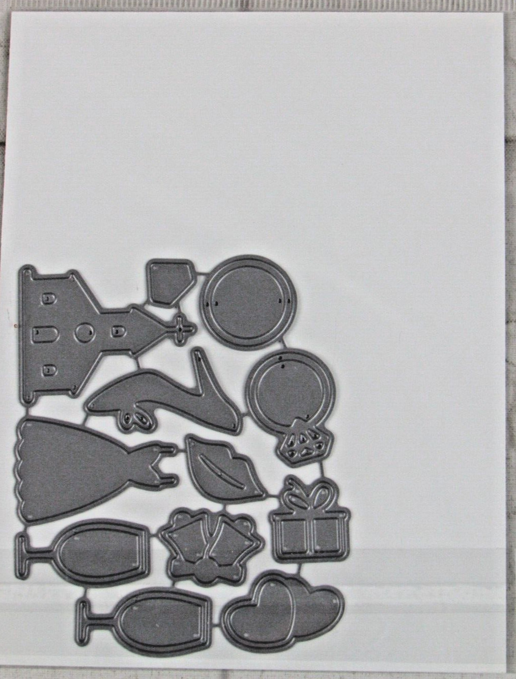 Impression Obsession Wedding Icons Die Cut, DIE245-S