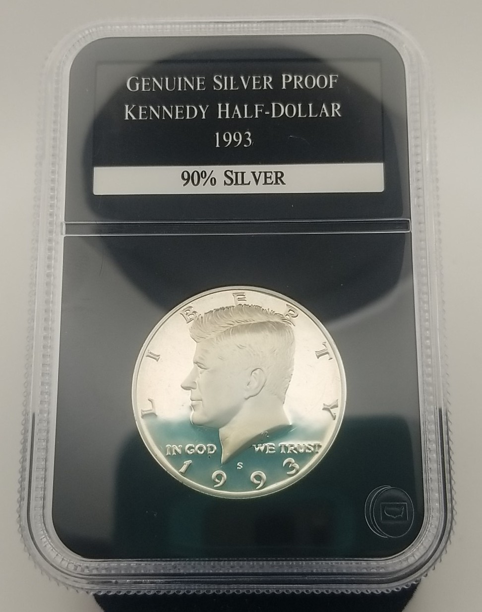 1993-S Kennedy Half Dollar Proof 90% Silver PCS Stamps & Coins#11156