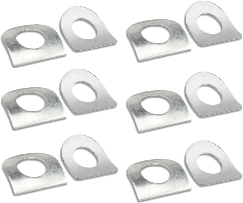 12 Pack Motorcycle Foot Peg Spring Washer Universal Gasket for Harley Davidson S
