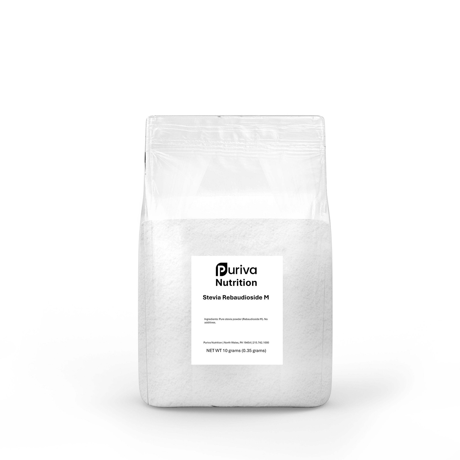 Stevia Reb M powder, (Reb-M | Rebaudioside M), 10 grams |300+ servings, Puriva N