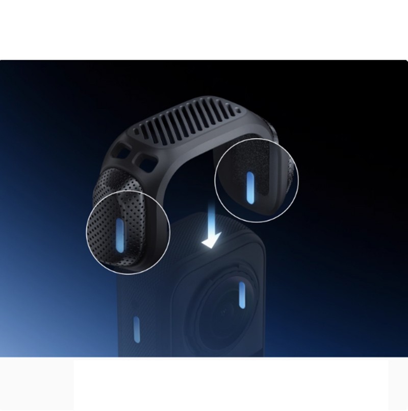 Original Mic Noise Reduction Windproof Foam & Mount Bracket For Insta360 X5