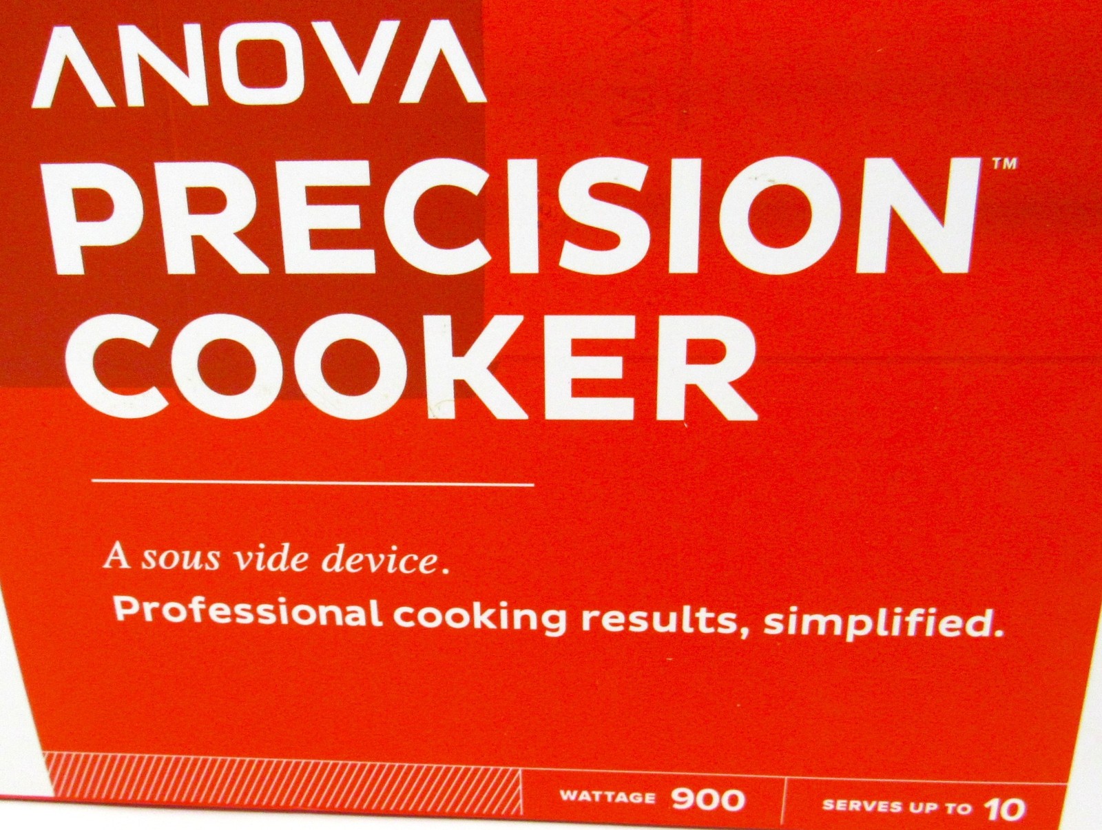 Anova Precision Cooker 900 Watt Wi-Fi Black Silver Includes Original Box VGC FS