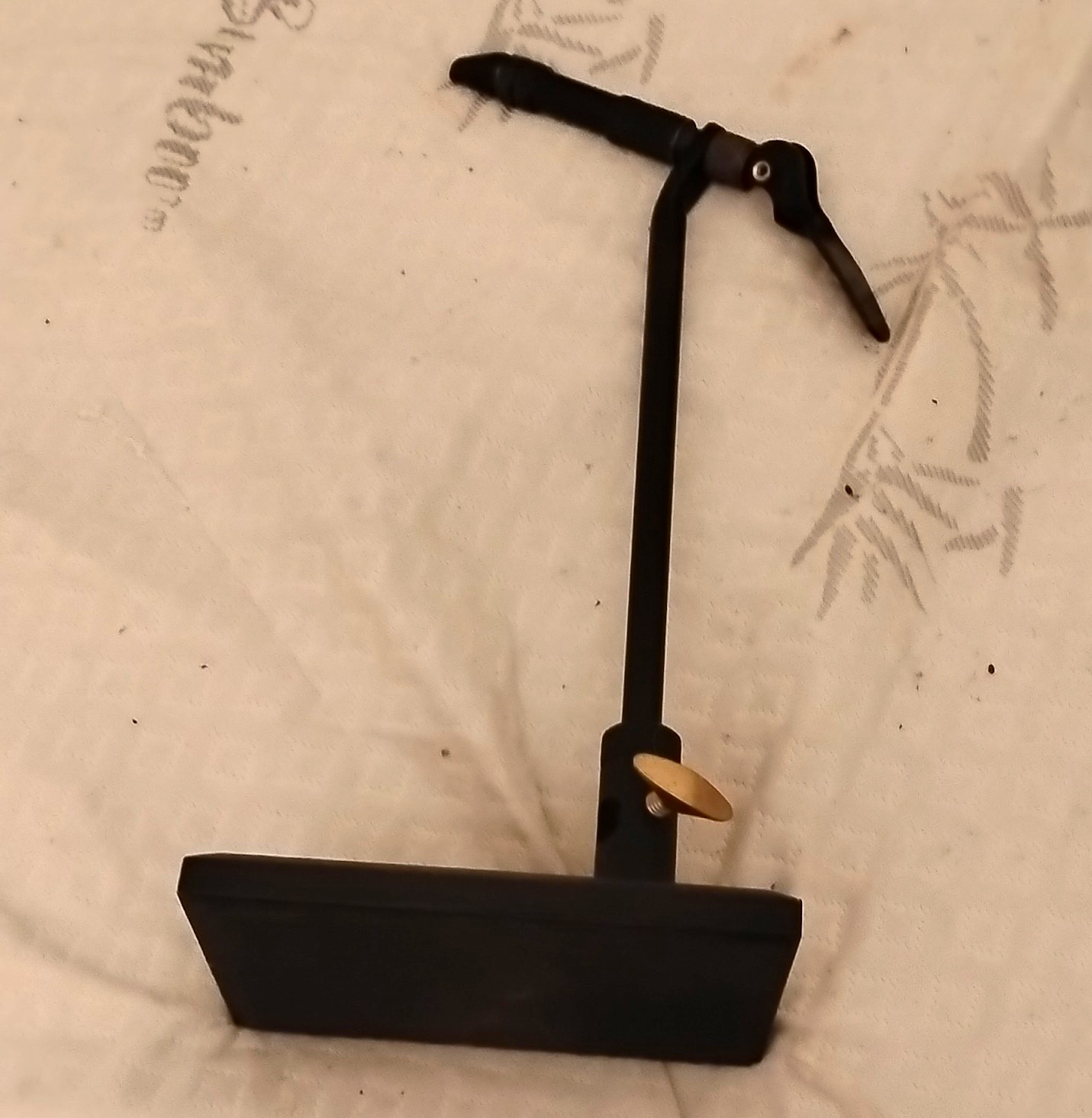 Fly Tying Vise Stand Tool on Base, Black, Number in Pack 1
