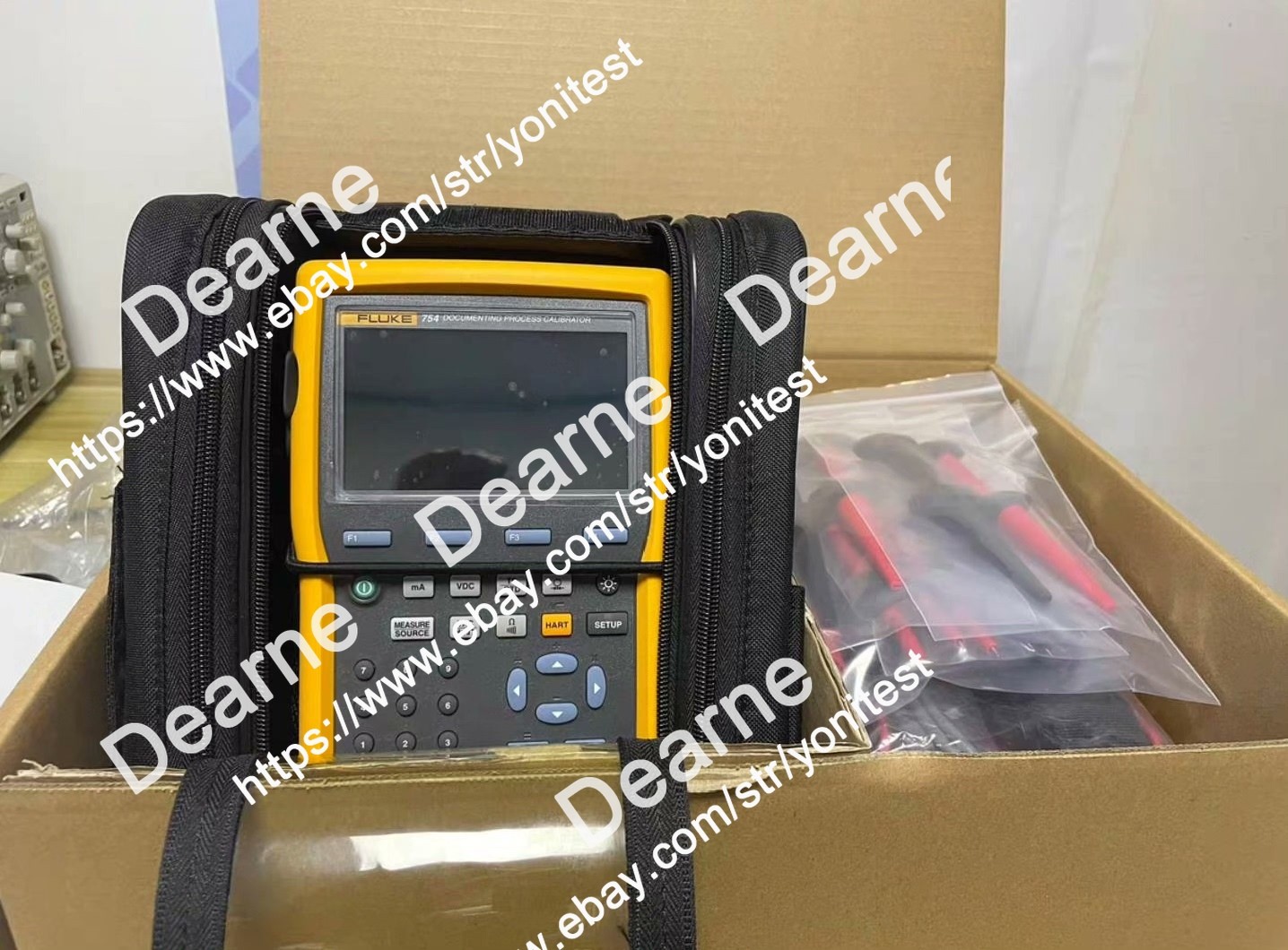 Fluke 754 Documenting Multifunction Process Calibrator HART NIST Calibrated Data