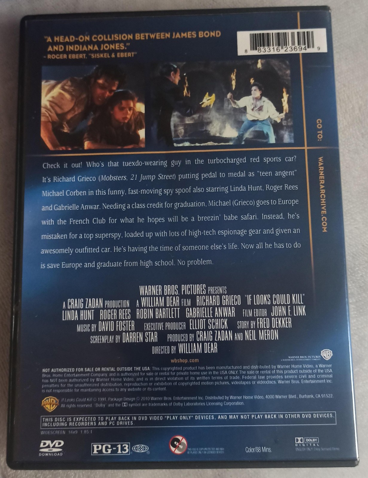 If Looks Could Kill DVD Richard Grieco NEW SEALED