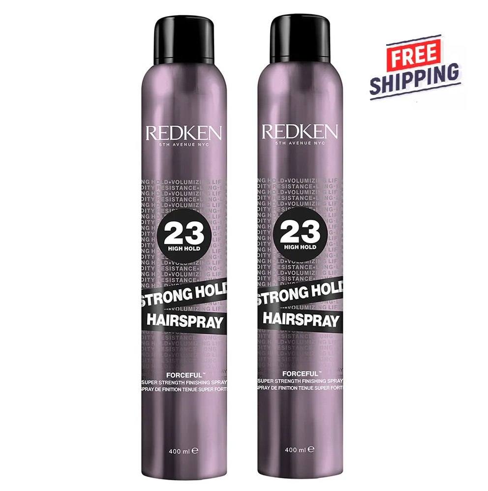 2 PACK Redken Forceful 23 Super Strength Finishing Spray 400 ml