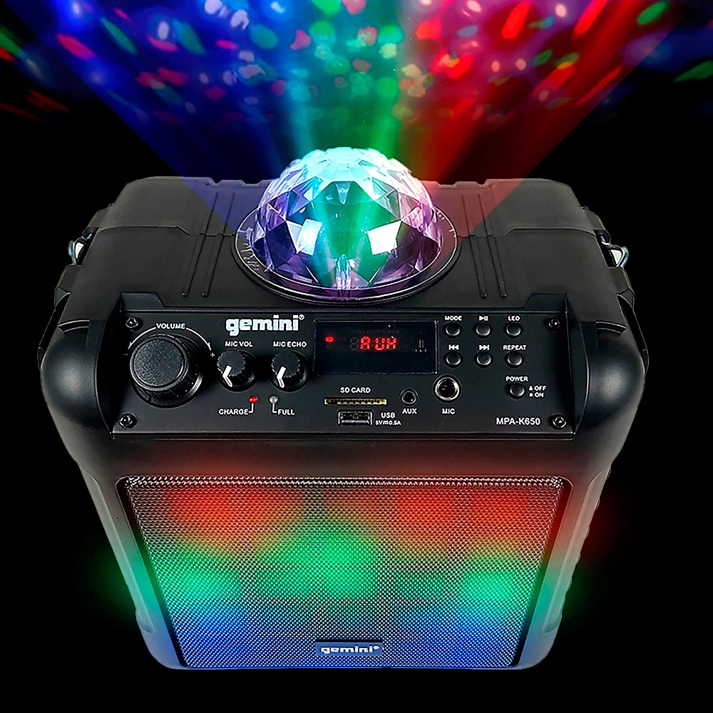 Gemini Gemini MPA-K650 Karaoke Party Speaker