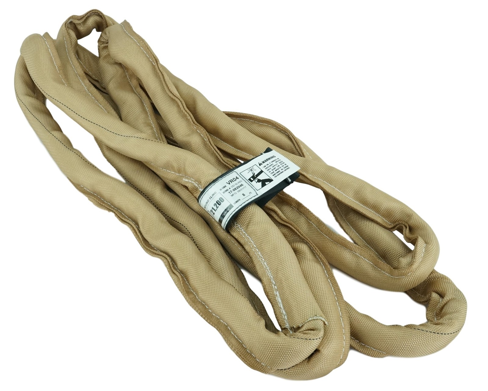 Chenango Supply VR4 8 Foot Endless Round Lifting Sling – USA Made Polyeste