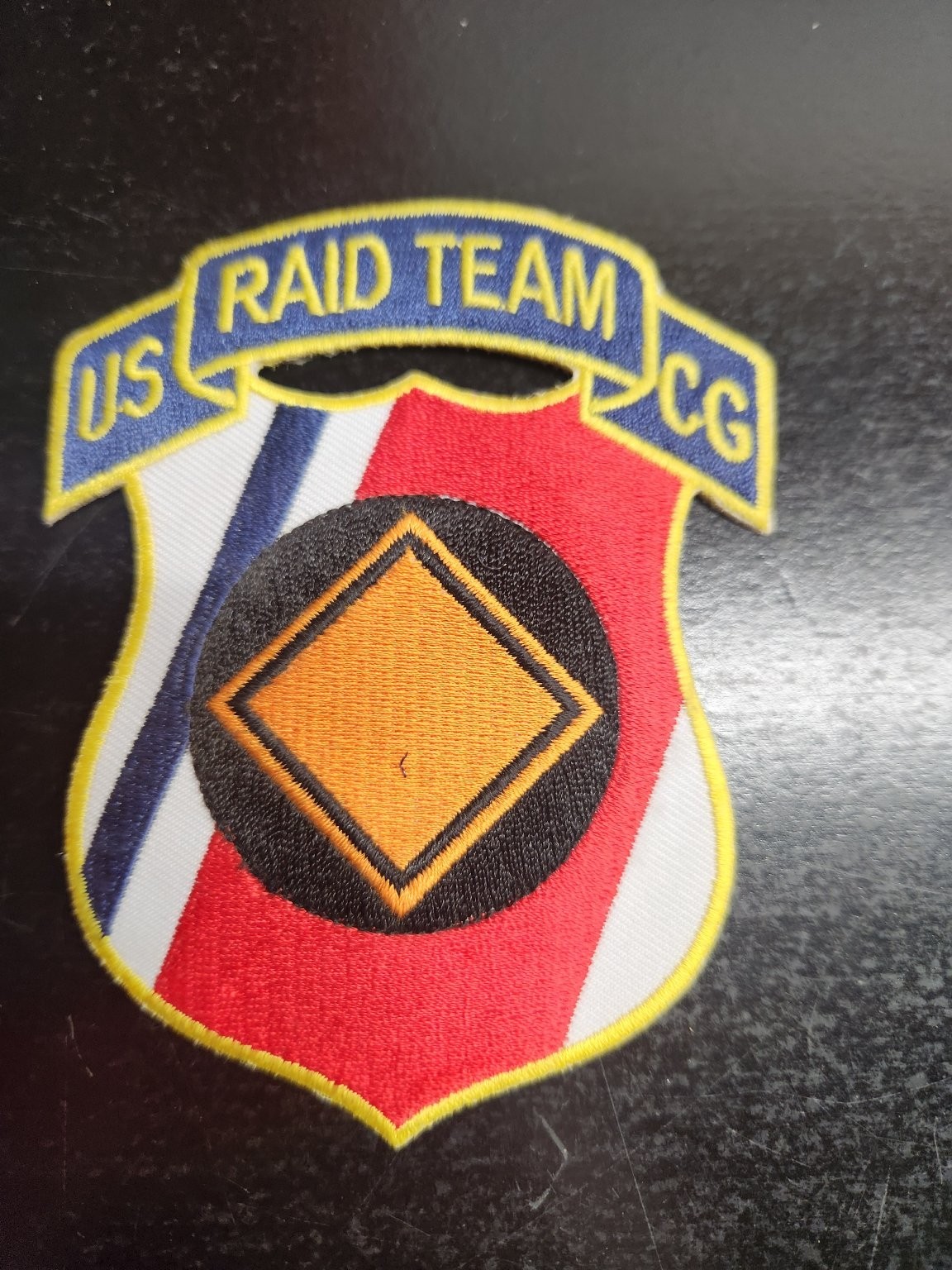 U.S. Coast Guard RAID Team Patch Shield Embroidered Tactical Unit