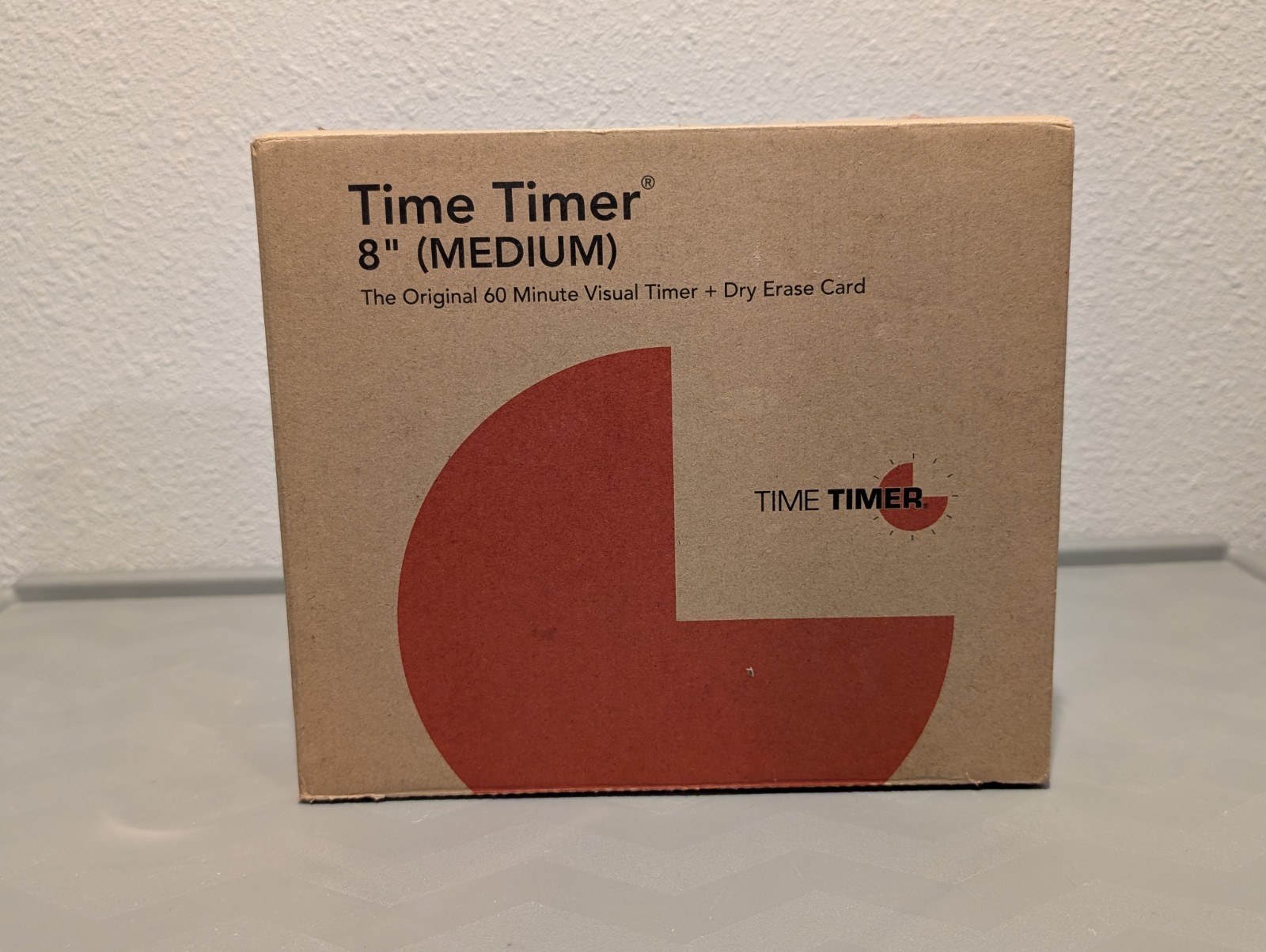 Time Timer 8” (MEDIUM) Visual Timer 60 Minute w/ Dry Erase Card – NEW