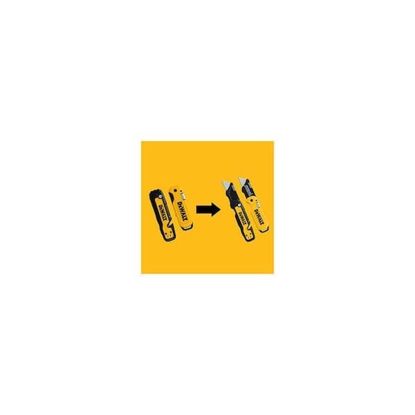 Dewalt Push And Flip Folding Utility Knife Set