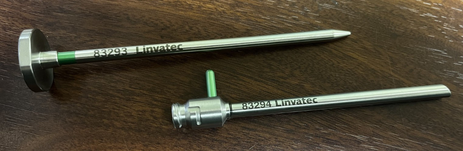 Linvatec 83294 Outer Cannula, 5.0mm Trocar 83293-- Exc. Working Condition