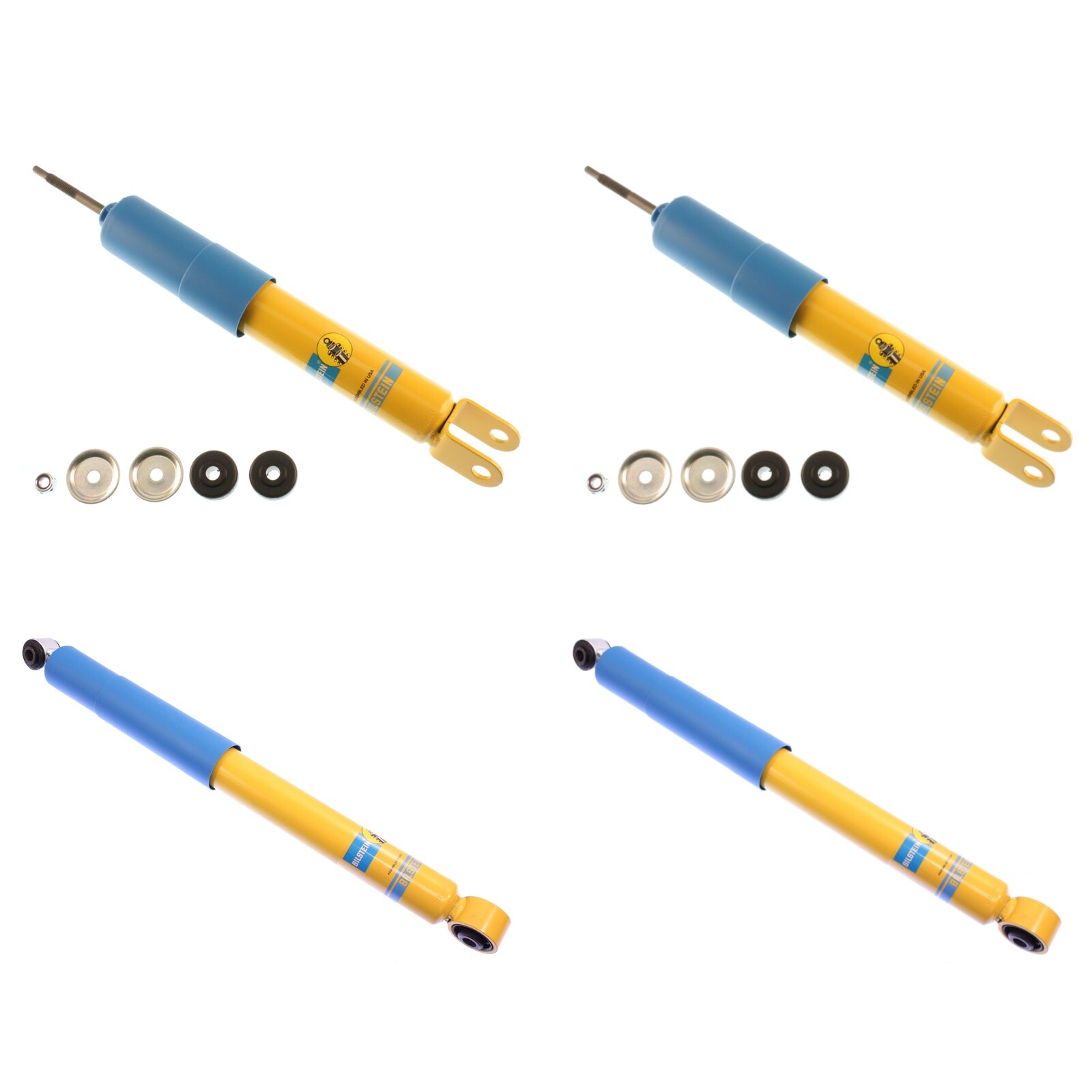 Bilstein Front Rear B6 4600 Shock Absorbers for 00-06 Tahoe Yukon Suburban 1500