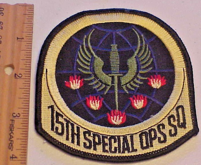 USAF UNITED STATES AIRFORCE 15th SPECIAL OPS SQ. PATCH NEW FREE SHIPPING !!!