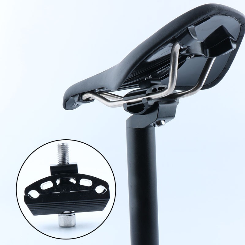 Bicycle Seat Tube for chunk Bike Single Nail Seatpost Clamp Saddle Pipe Adapter