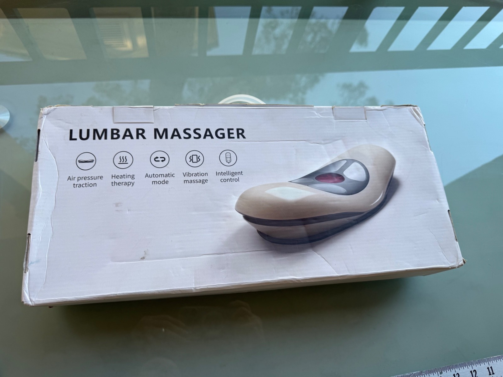 Intelligent  Lumbar Traction Back Massager Heat Air Pressure Vibration Therapy