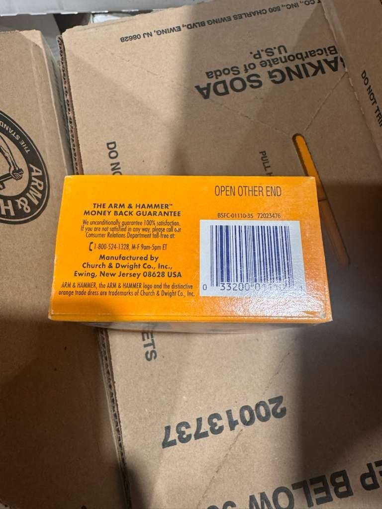 Arm & Hammer Baking Soda, 1 Pound (Pack of 12)