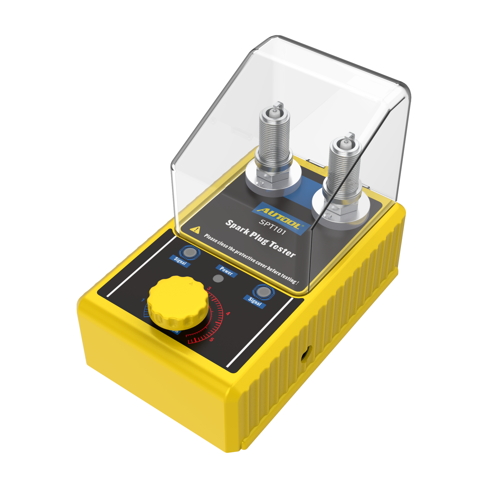SPT101 12V Car Spark Plug Tester Auto Dual Hole Detector Ignition Plug Analyzer
