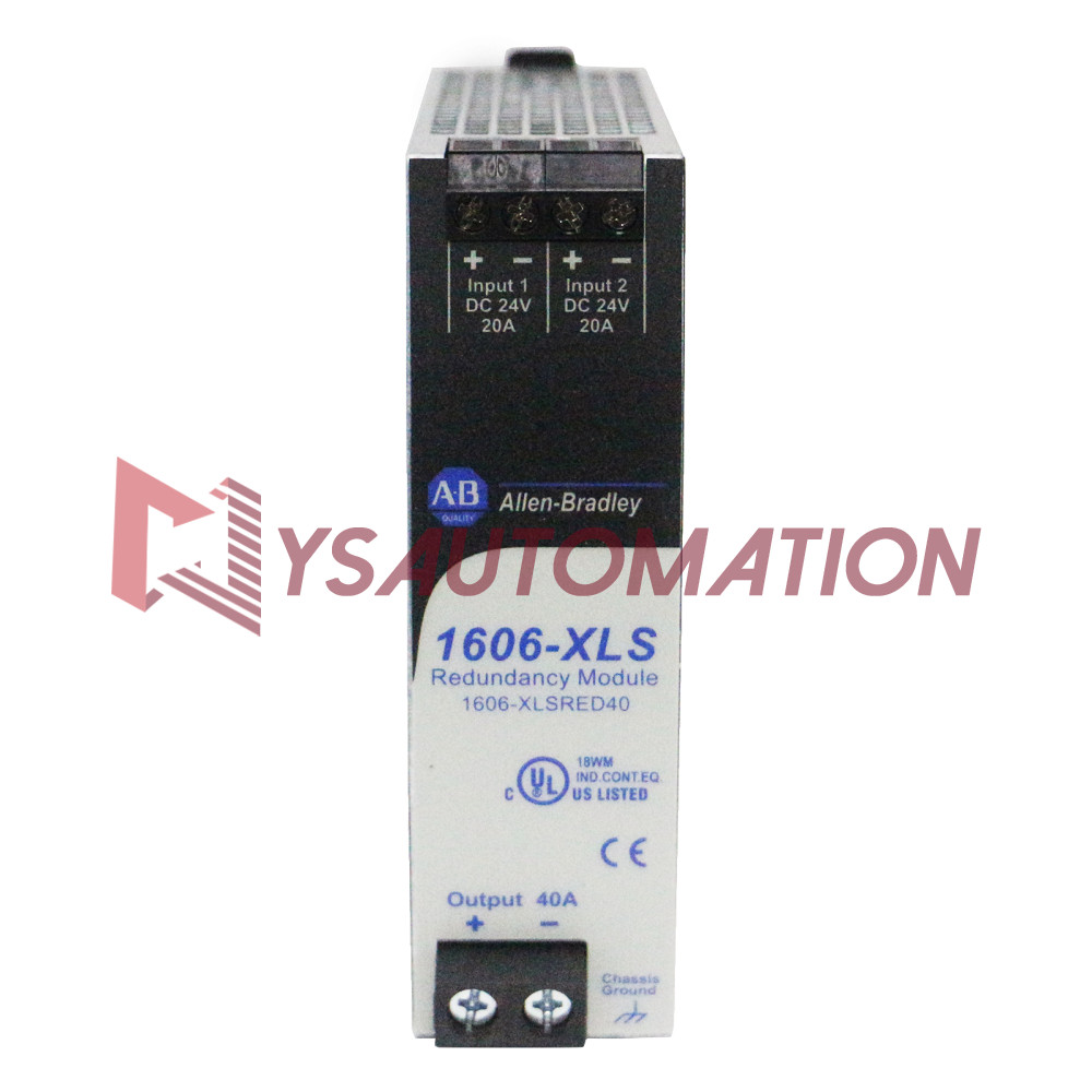 100%New Allen-Bradley 1606-XLSRED40 Redundancy Module,24-28VDC Input,960 Watts.