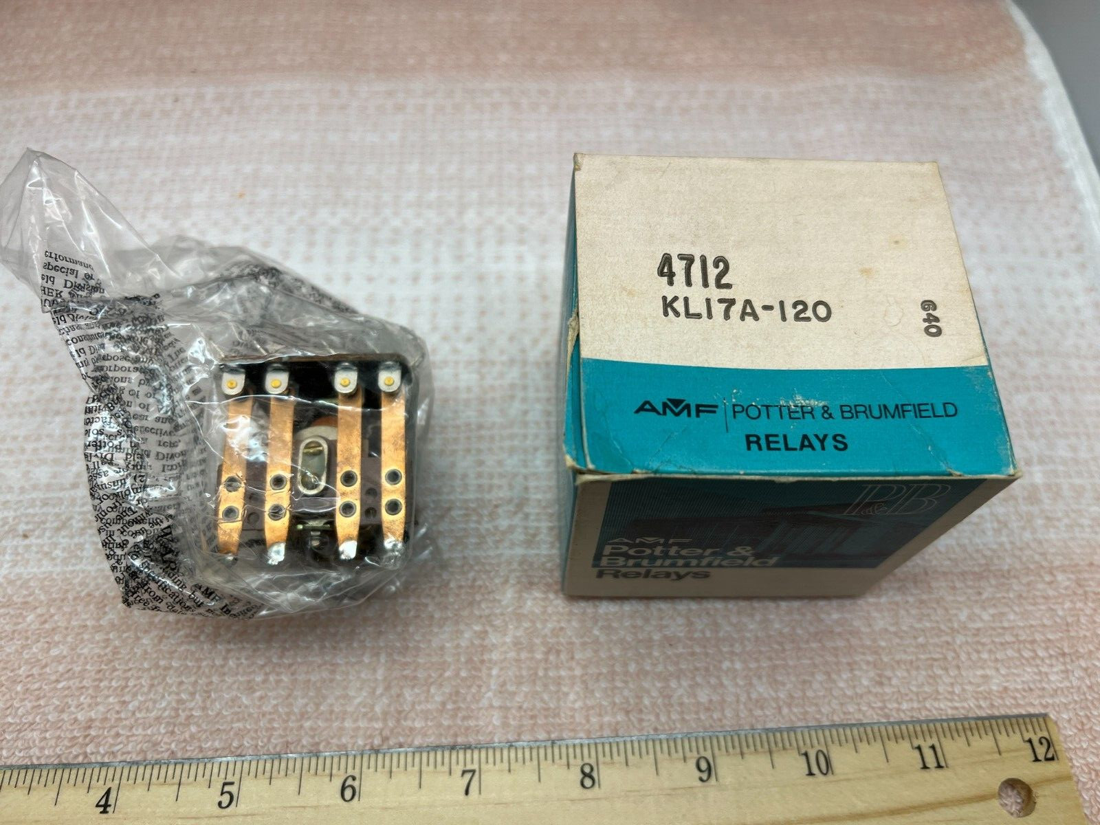 Potter Brumfield KL-17A-120VAC / KL17A120VAC NEW IN BOX Fast Tracked Shipping