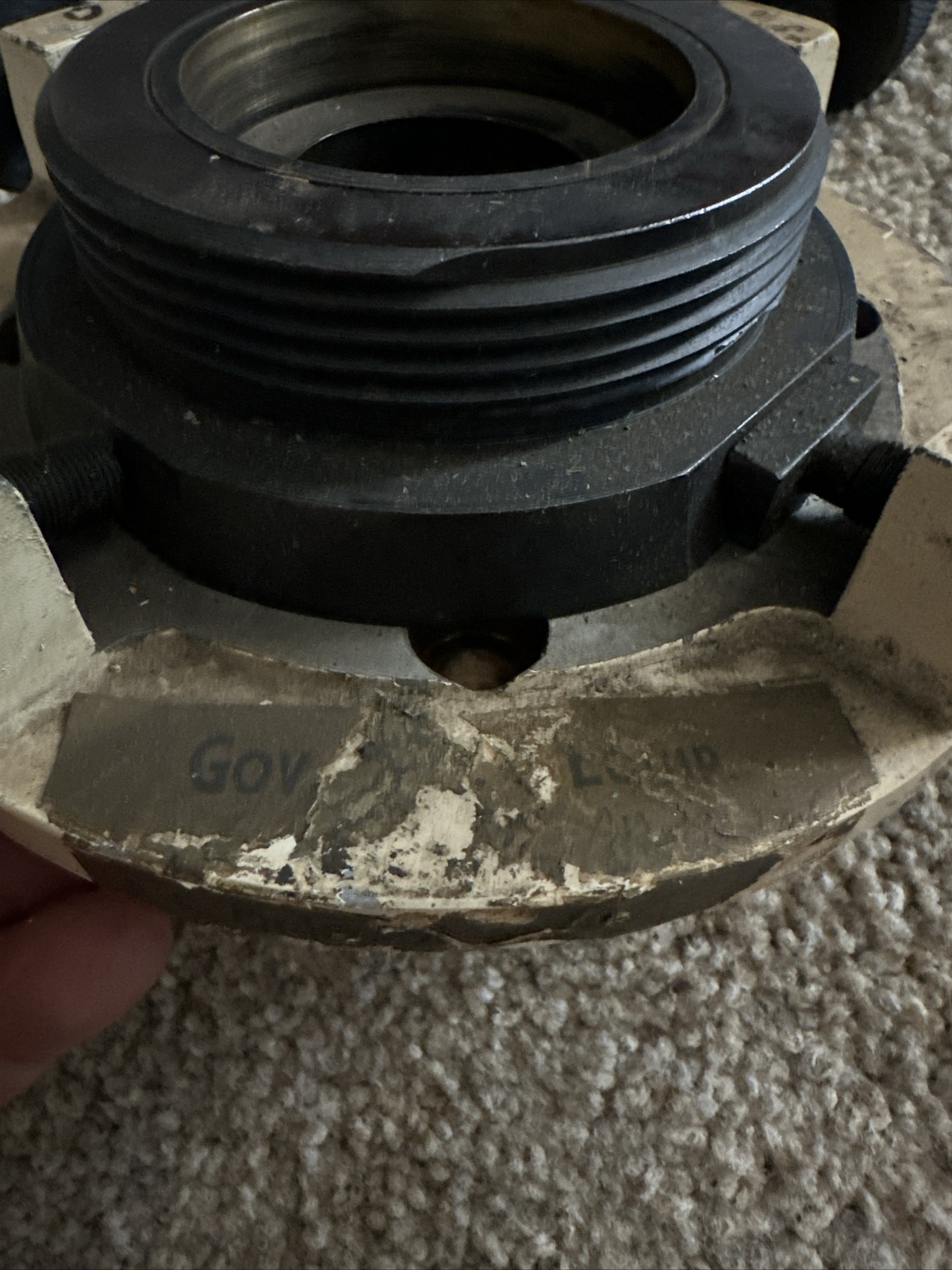 K&E Keuffel Esser Optical Alignment X Y Adjustable Base Plate W/ Mounting Ring