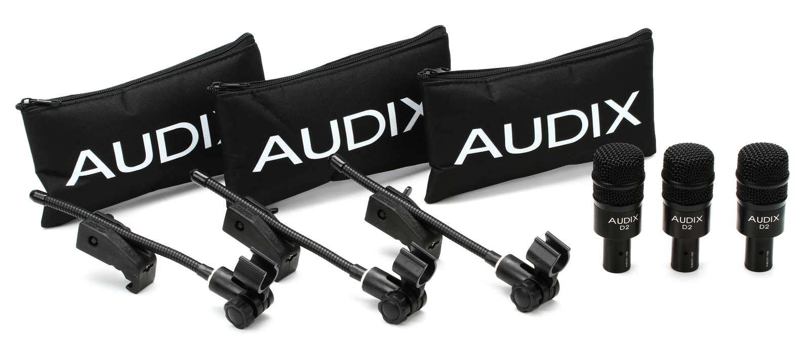 Audix D2 Trio Dynamic Instrument Microphone 3-pack