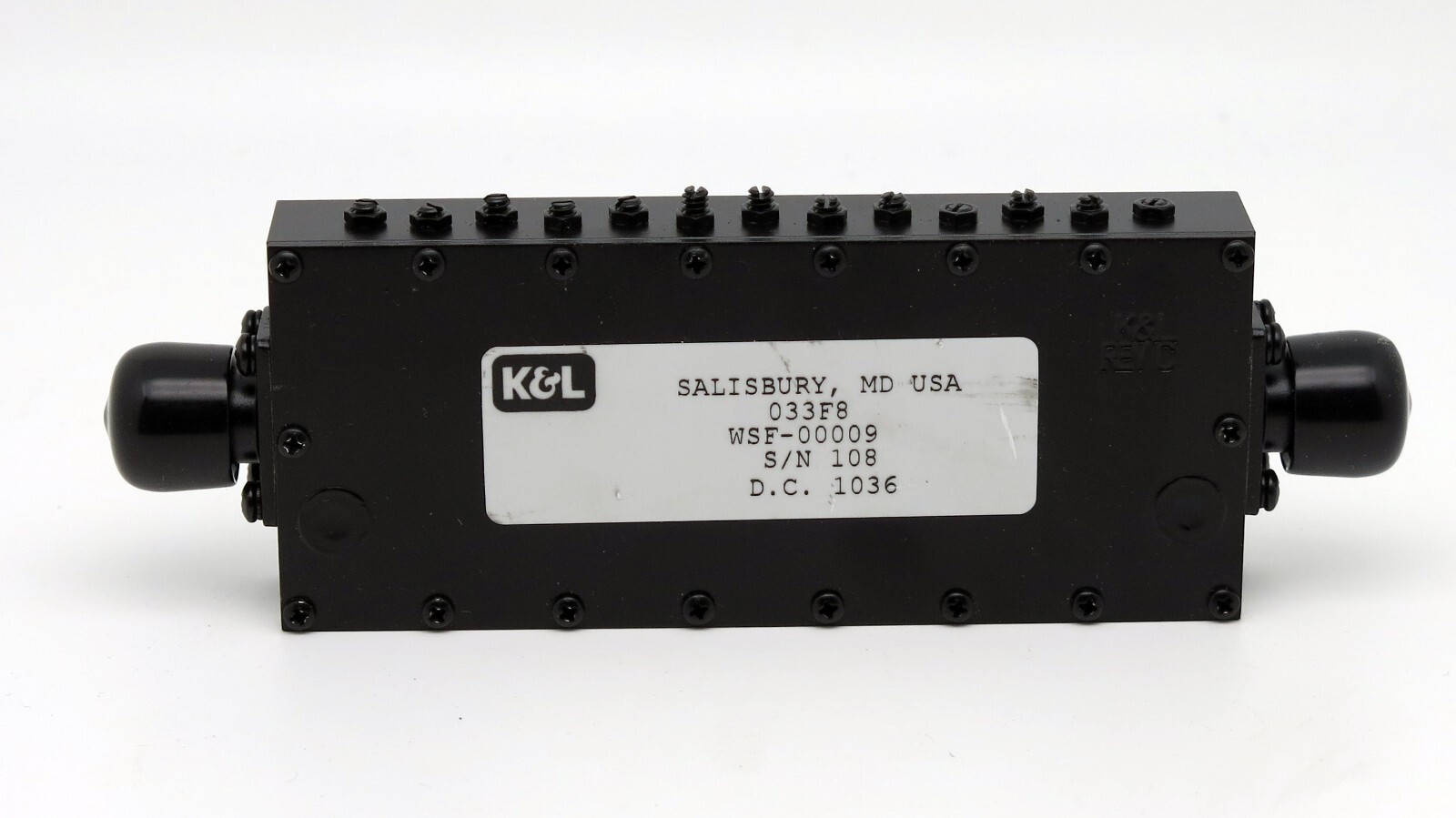 K&L WSF-00009 AMPS Fullband Receive Filter (824-849 MHz)
