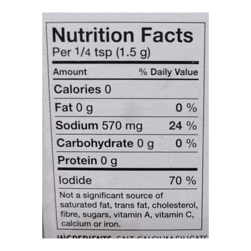 Windsor® Iodized Table Salt, 1 kg