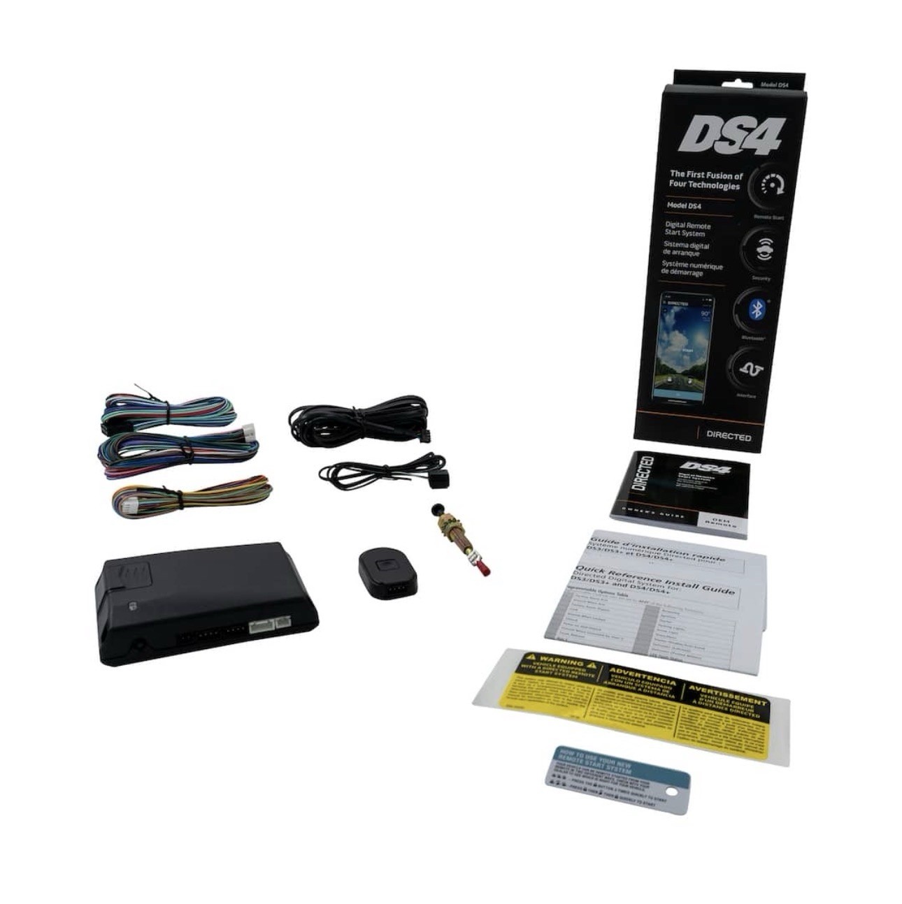 Directed DS4P System W/bluetooth, Harnesses, & Temp Sensor (DS4P High Current)