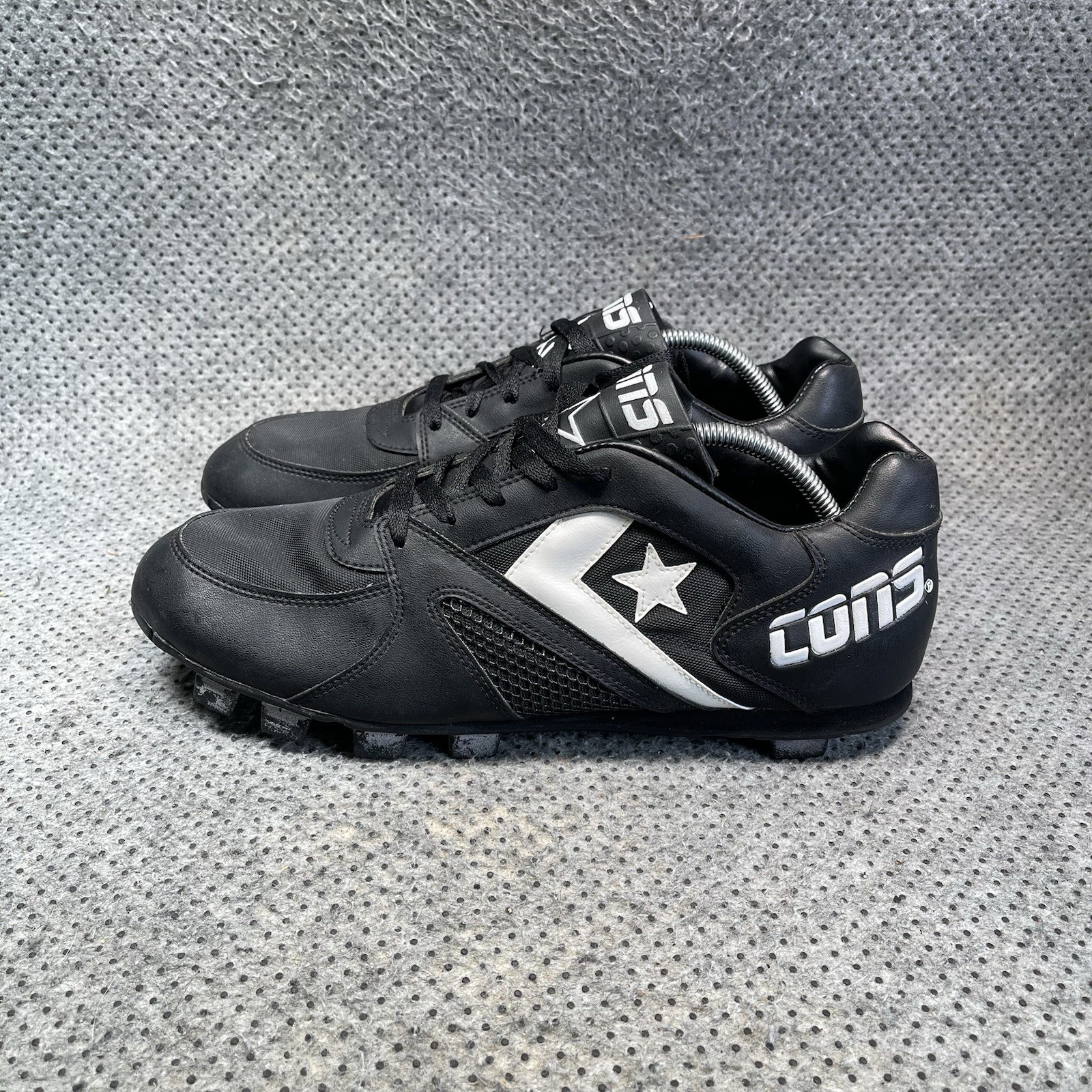 Converse Diamond Black White Soccer Cleats Size 11 Men’s