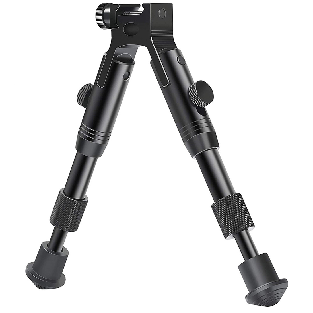 6''Spring Return Hunting Rifle Bipod with Ring Mount/Swivel Adapter/Barrel Mount